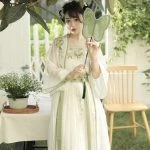 Summer Ladies Elegant Hanfu Daily Style Song Dynasty Dress