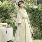 Summer Ladies Elegant Hanfu Daily Style Song Dynasty Dress