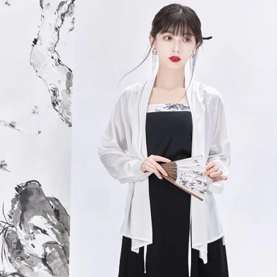 Women Simple Hanfu Song Dynasty Style Summer Mamian Skirt