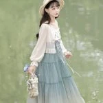 Women Han Element Fashion Dress Chinese Style Improved Daily Costume