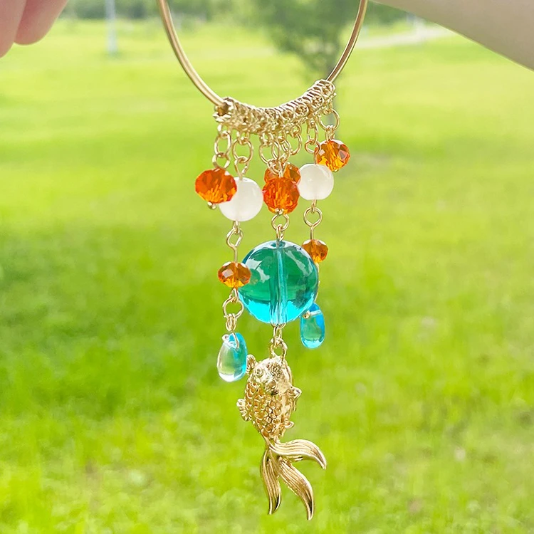 Vintage Bracelet Ancient Style Tassel Hanfu Jewelry Bangles