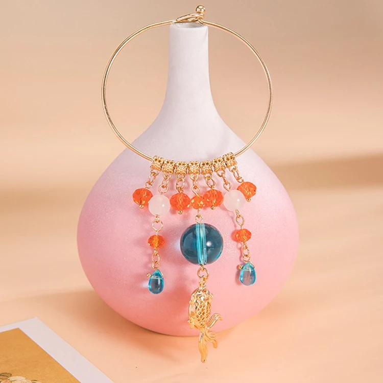 Vintage Bracelet Ancient Style Tassel Hanfu Jewelry Bangles