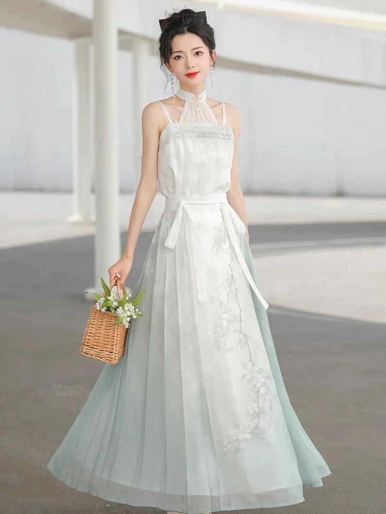 Women Fashion Dresses Han Elements Ma Mian Skirt Daily Style