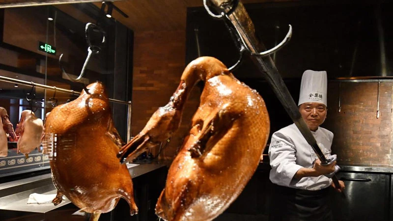 Forged in Flames: The Artistry of Quanjude's Peking Duck