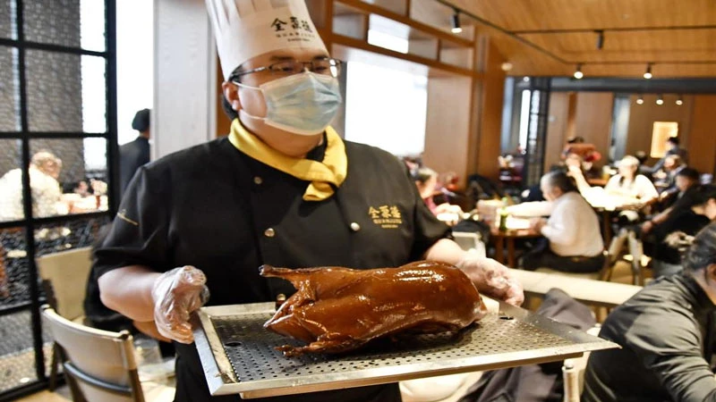 Forged in Flames: The Artistry of Quanjude's Peking Duck