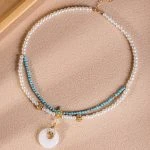 Hanfu Accessories Double Yingluo Vintage Cheongsam Pearl Pendant