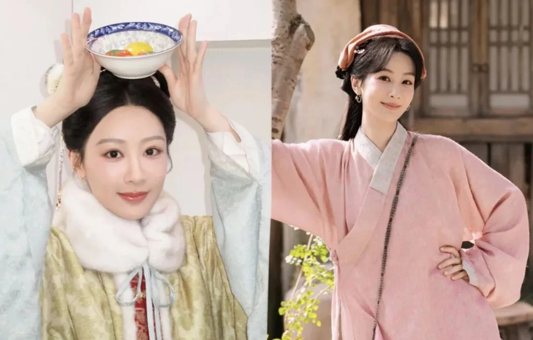 Yang Zi's Hanfu Outfits for Lantern Festival