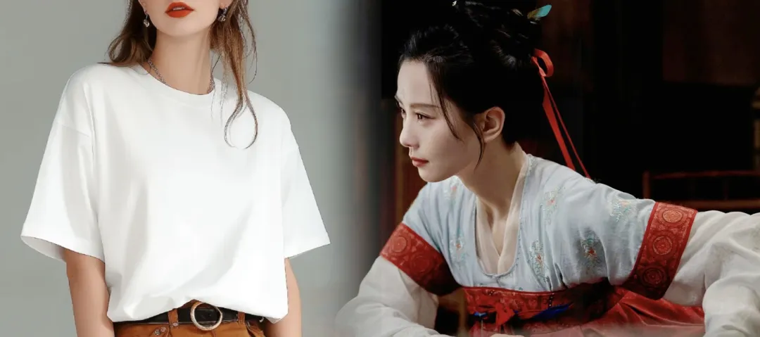 Liu Shishi Wears Ancient T-Shirt Style 7