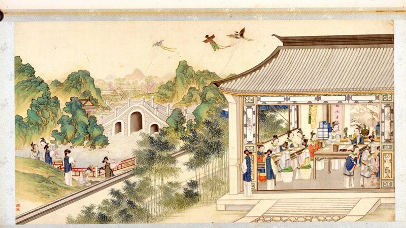 Ancient Artistry: Capturing Spring's Timeless Essence