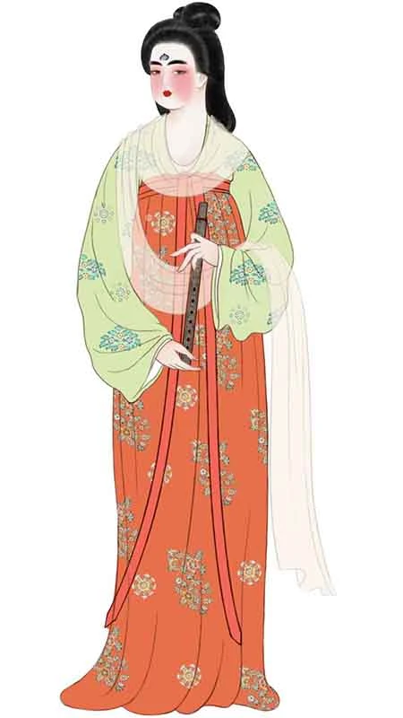 Draped in Dynasty: Tang Female Attire