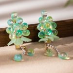 Ladies Hanfu Hair Clips Green Grape Buyao Accessories
