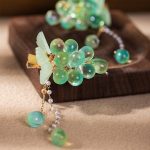 Ladies Hanfu Hair Clips Green Grape Buyao Accessories