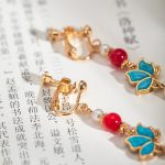 Long Hanfu Ladies Earrings Dunhuang Style Unique Accessories
