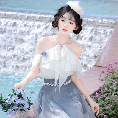 New Fashion Ladies Hanfu Summer Ming Dynasty Han Element Set