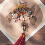 Traditional Chinese Pendant Long Tassel Women Hanfu Accessory Phoenix Crown