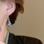 Vintage Women Earrings Niche Pipa Pearl Earrings
