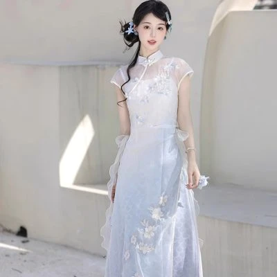 Women Classical Dress Han Element Daily Commuter Set