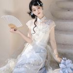Women Classical Dress Han Element Daily Commuter Set