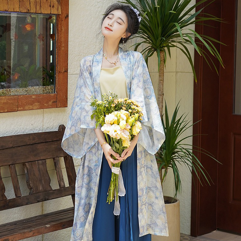 Women-Summer-Hanfu-Song-Style-Daily-Casual-Wear-1 Floral Drift 2