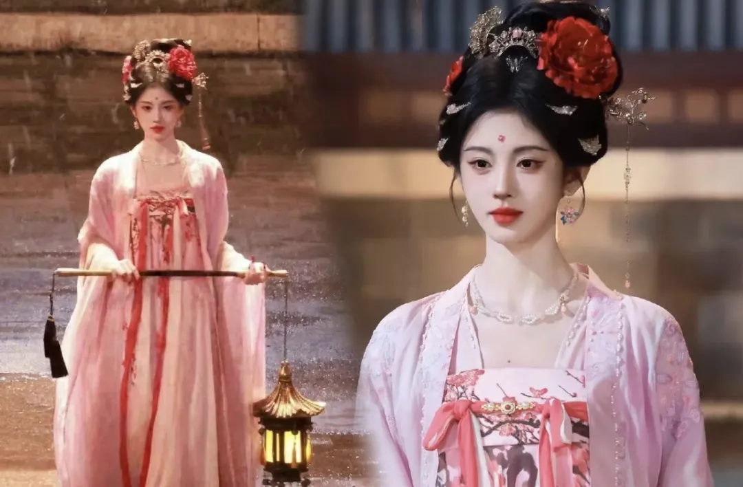 Ju Jingyi and Chen Duling's Floral Hairpin Styles 6