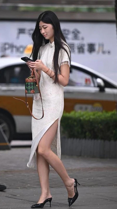 How Patent Leather Redesigns the Classic Qipao Shape
