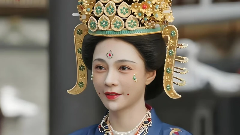 Shen Mengchen's Imperial Headdress Stuns in Flourished Peony