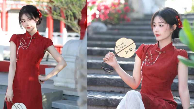 8 Ways to Pose in Qipao for Park Photos