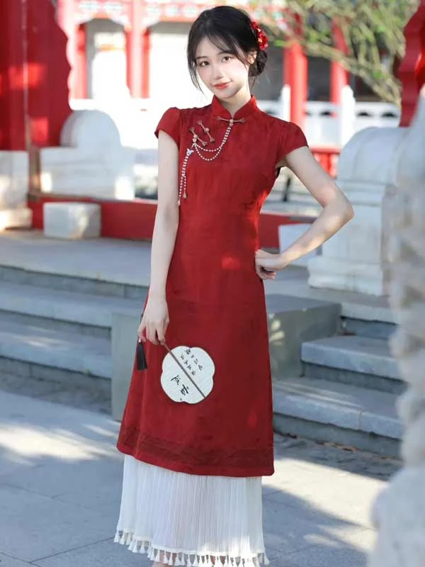 8 Ways to Pose in Qipao for Park Photos