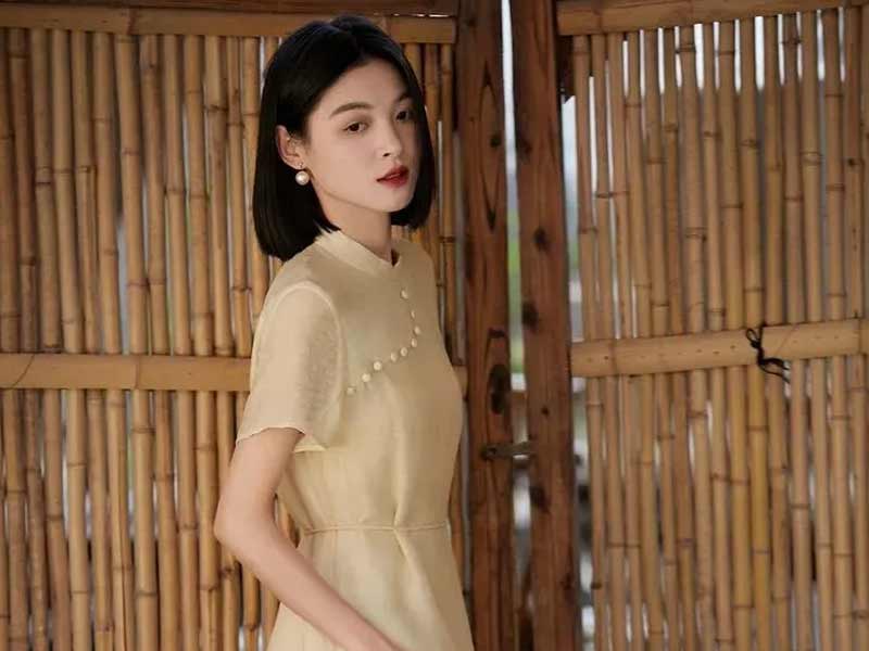 Modern Qipao: Organdy Fabric Merges Tradition, Ease