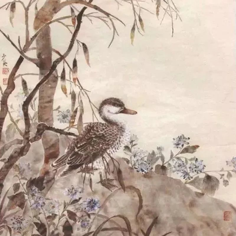Tutorial: Techniques for Painting Boneless Flower and Bird Paintings