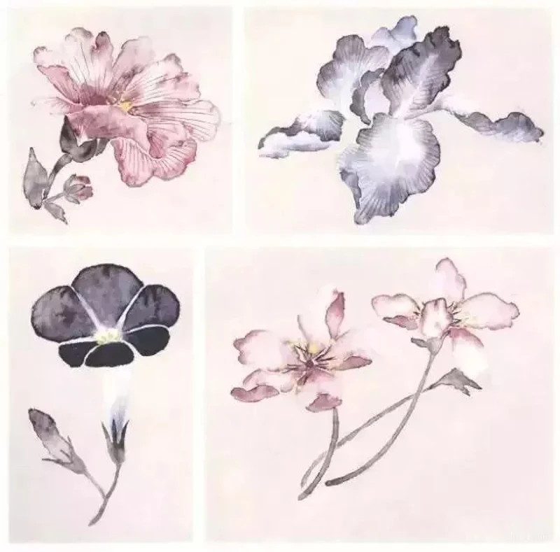 Tutorial: Techniques for Painting Boneless Flower and Bird Paintings