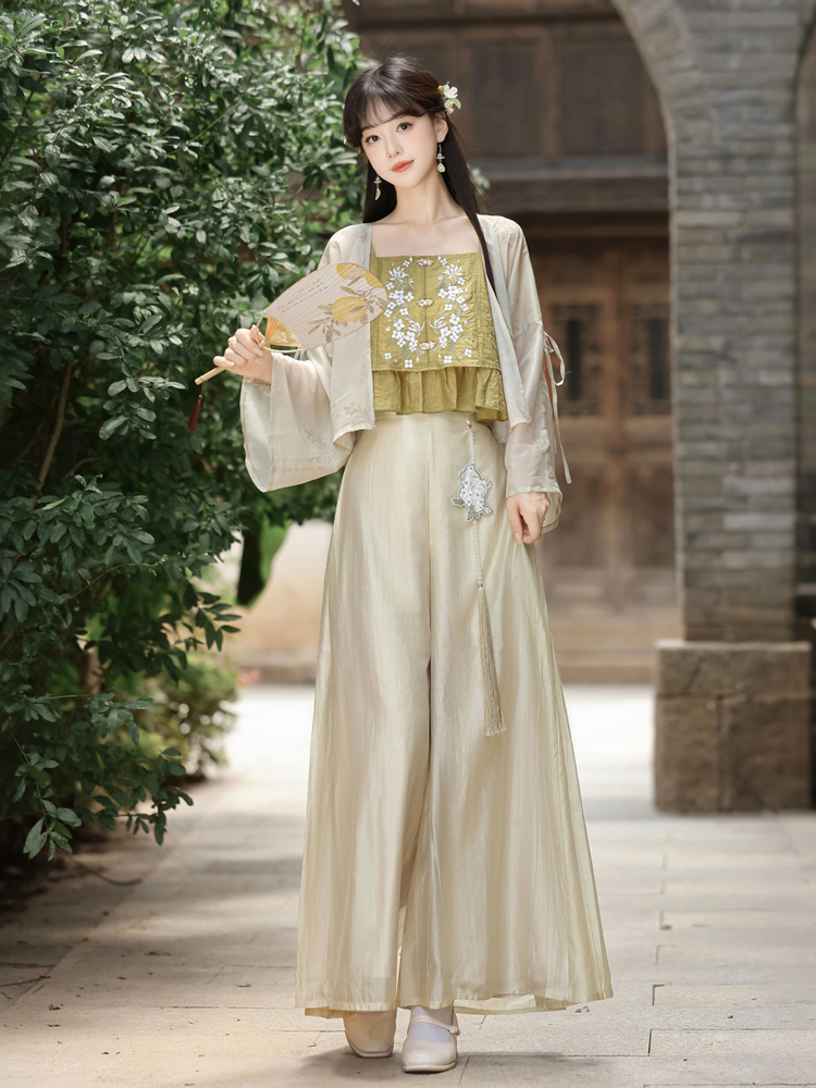 Female Summer Hanfu Song Dynasty Cute Style Fashion Songku