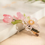 Hanfu Tulip Hair Clip Ethereal Women's Hair Accessory