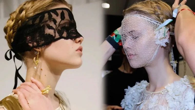 Styling Story of Ju Jingyi's Lace Headpieces in Lai Zhan