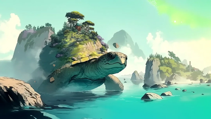 The AI-Powered Ink-Wash Fantasy of The Spirit of the Mountain