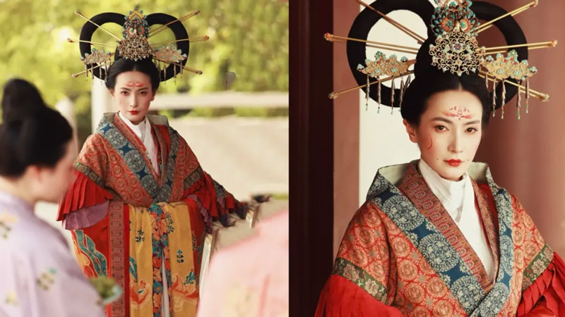 The Tang Dynasty Symbolism Behind Li Yuan's Celestial Hanfu Look