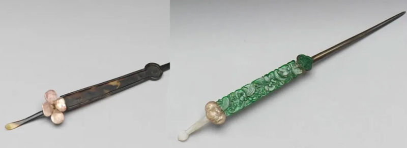 Wearing an Earpick Hairpin on Your Head? 