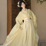 Women Qiyao Ruqun Solid-Color Classical Hanfu Costume Set