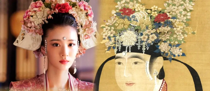 Xiao Zhan's Floral Headpiece in Monster Hunt 2