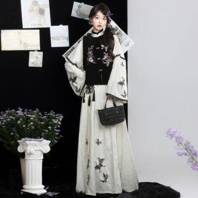 Autumn Fashion Hanfu Ming Dynasty Set in Lolita Style