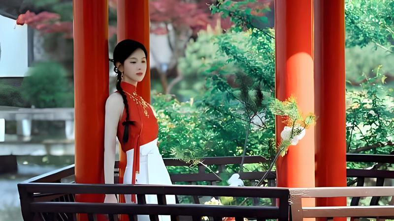Chen Duling’s Zhuozheng Garden Hanfu Photoshoot