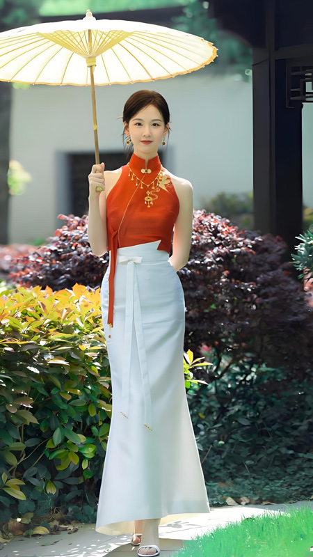 Chen Duling’s Zhuozheng Garden Hanfu Photoshoot