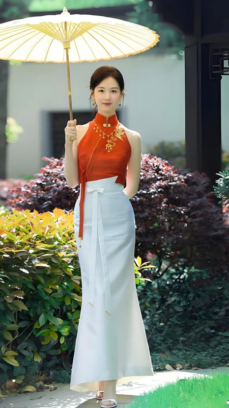 Chen Duling’s Zhuozheng Garden Hanfu Photoshoot