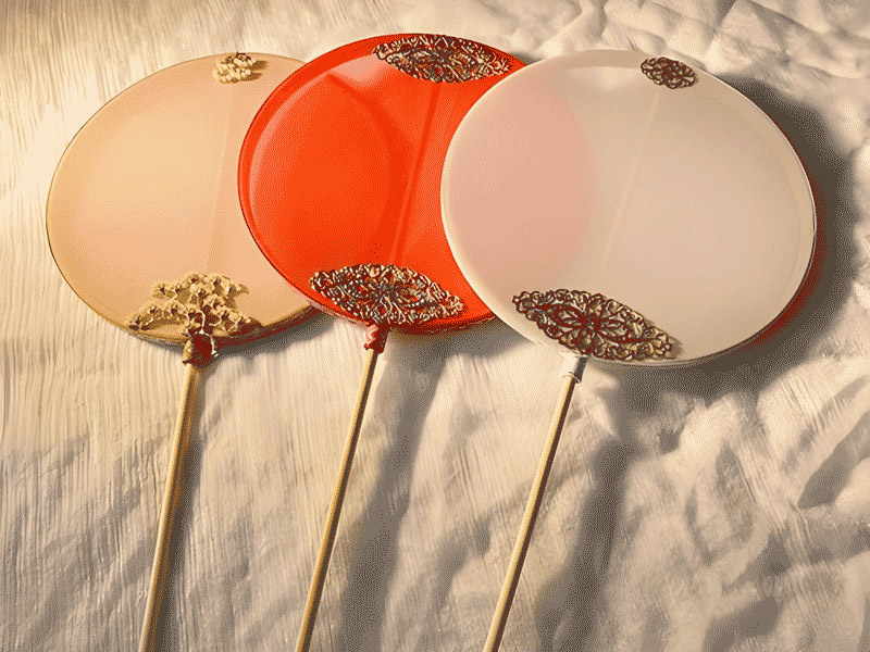 DIY Round Fans of Intangible Cultural Heritage