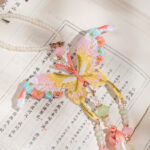 Embroidered Butterfly Pendant with Tassel Jinbu Accessories Hanfu