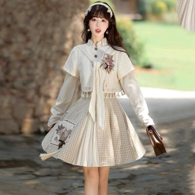 Fashionable Hanfu Set Autumn Womens Casual Dress