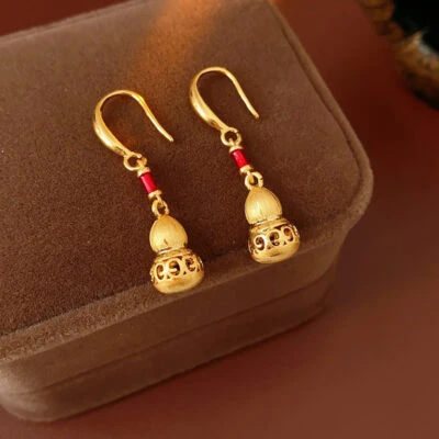 Gourd Pendant Earrings Fashionable Women Vintage Jewelry