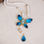 Hanfu Butterfly Necklace Retro Yingluo Pendant