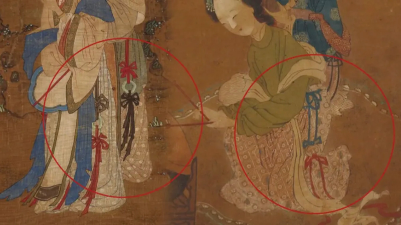 Song Qian's Ethereal Dress Shines with Ancient Oxalis Knots