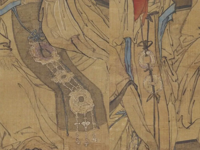 Song Qian's Ethereal Dress Shines with Ancient Oxalis Knots